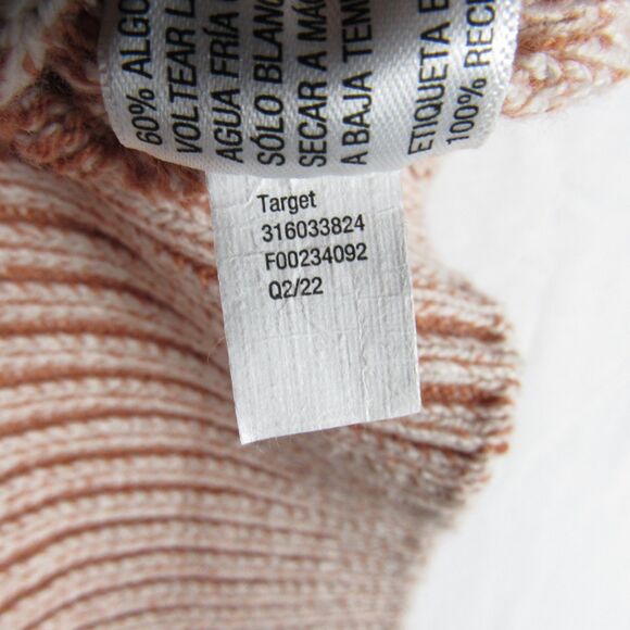 Knox Rose Women's Turtleneck Sweater Size Small Long Sleeve Woven Cream - Picture 9 of 10